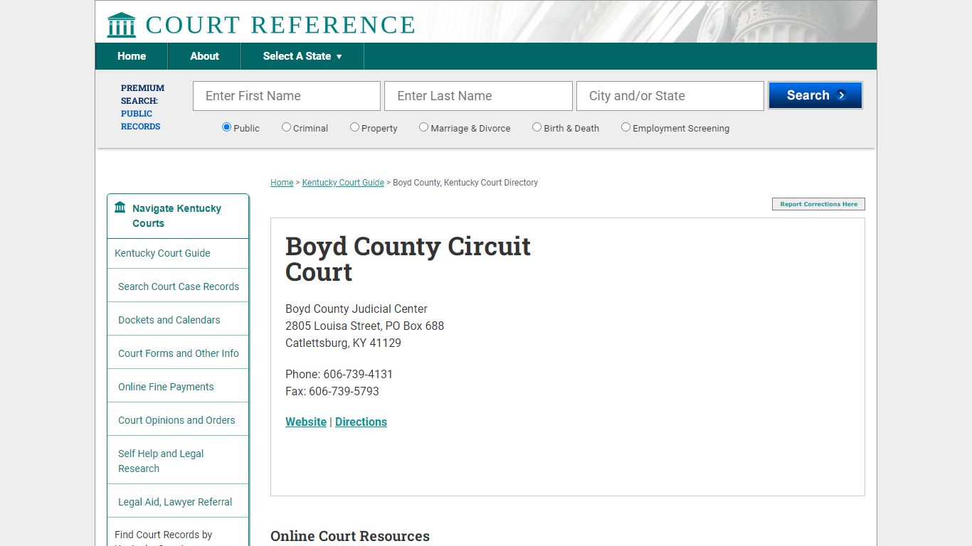 Boyd County Circuit Court